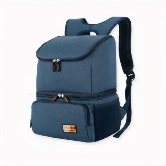 Deze geïsoleerde rugzak met twee compartimenten is ideaal om babyspullen in mee te nemen, de lunch mee te nemen of mee te gaan picknicken. Twee compartimenten, een opbergvak en een opbergruimte voor optimaal opbergen. Perfect voor u!