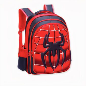 Spiderman rugzak - Schoolrugzak Rugzak, zwart en wit. Erg leuk en trendy.