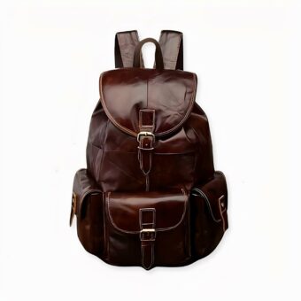 Deze vintage leren rugzak met meerdere zakken is zeer eigentijds en trendy. Het robuuste ontwerp is verkrijgbaar in een groot aantal kleuren die bij uw stijl en uiterlijk passen. U kunt hem gebruiken als 13-inch laptop.