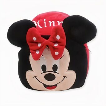Minnie pluche vloerkleedzak. Goede kwaliteit en geweldig design.