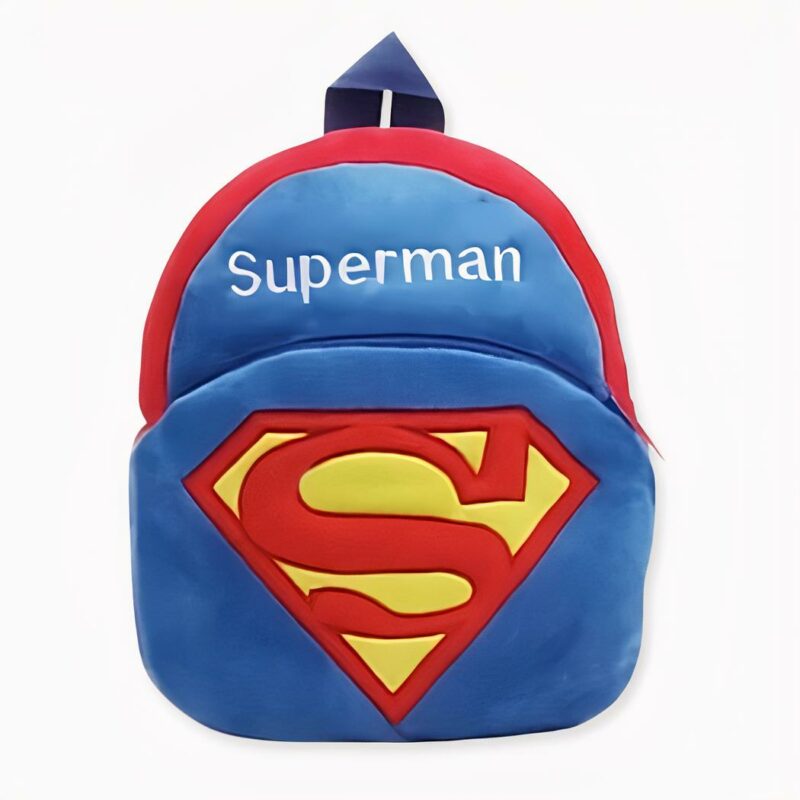Superman pluche rugzak, schoolrugzak, goede kwaliteit en erg trendy.