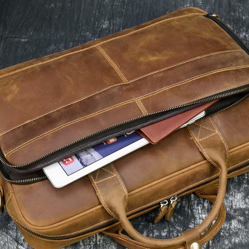 Leren handtas