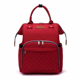 Moderne gewatteerde luiertas - Rood - Luiertas