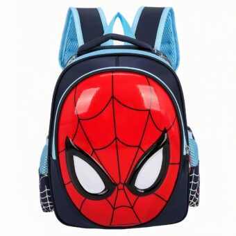 Spiderman 3D masker rugzak - Donkerblauw - Schoolrugzak Rugzak