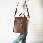 Leren handtas