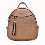 Deze elegante kleine rugzak met krokodillenopdruk voor dames is ontworpen om een vleugje elegantie toe te voegen aan uw dagelijkse outfits. Gemaakt van imitatieleer en dankzij het kleine formaat is deze tas een schattige en ideale metgezel voor de actieve vrouw van vandaag.