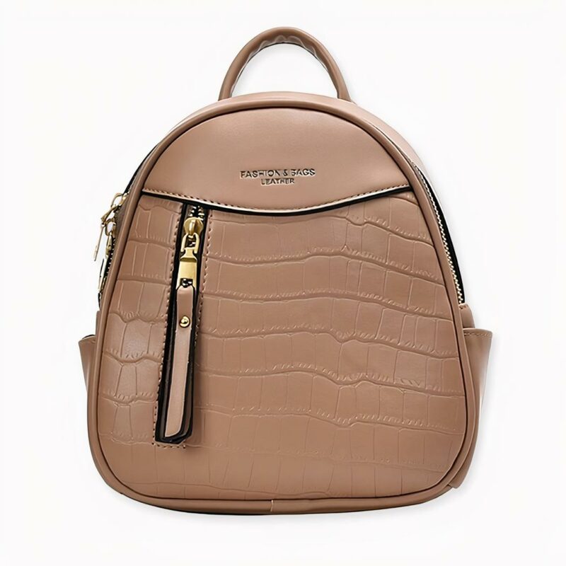 Deze elegante kleine rugzak met krokodillenopdruk voor dames is ontworpen om een vleugje elegantie toe te voegen aan uw dagelijkse outfits. Gemaakt van imitatieleer en dankzij het kleine formaat is deze tas een schattige en ideale metgezel voor de actieve vrouw van vandaag.