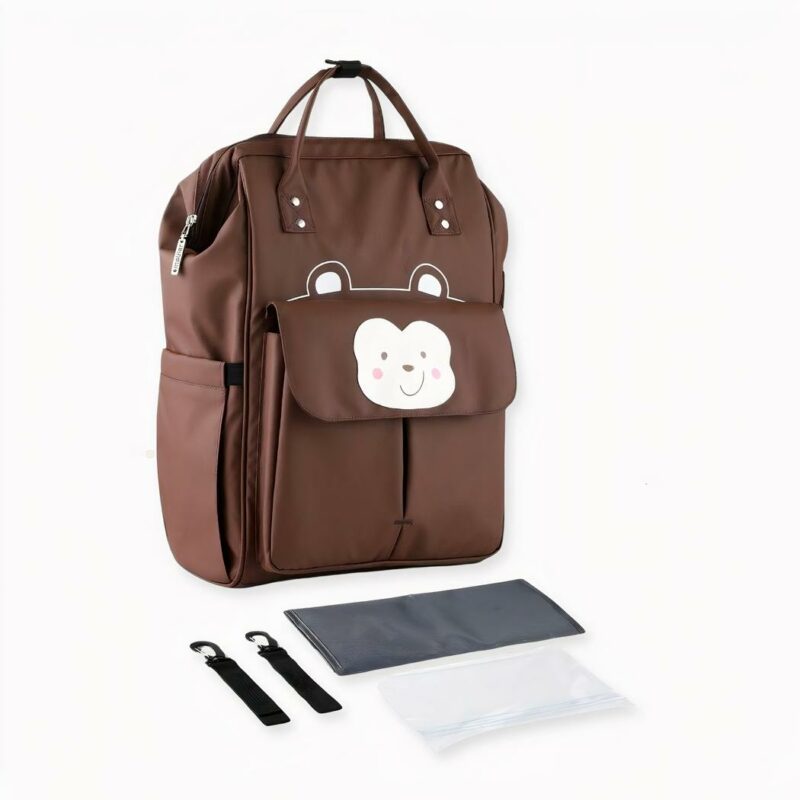 Deze babyrugzak met het cartooneske honden- of berenontwerp zal uw baby geweldig vinden. Stop het sproeien van uw baby als u onderweg of op vakantie bent. Deze cartooneske rugzak is praktisch en comfortabel en is het ideale accessoire voor mensen die hun baby veilig willen houden.