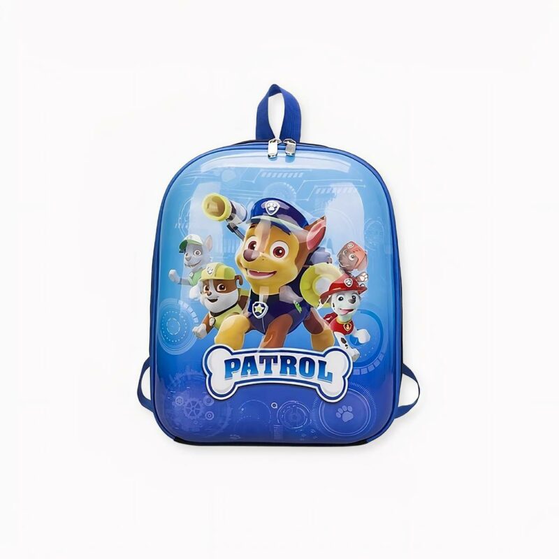 Sac_d’école_Pat’patrouille_rigide_2 Blauwe Patrol schooltas met patroon. Goede kwaliteit en erg trendy.