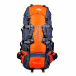 Grote wandelrugzak (80L) - Oranje - Wandelrugzak Camping