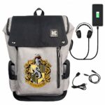 Harry Potter, de 4 huizen rugzak - Geel - Rugzak Schoolrugzak