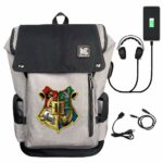Harry Potter 4 Huizen Rugzak - Zwart - Rugzak Tas
