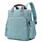 Nylon luiertas - Blauw - Luierrugzak