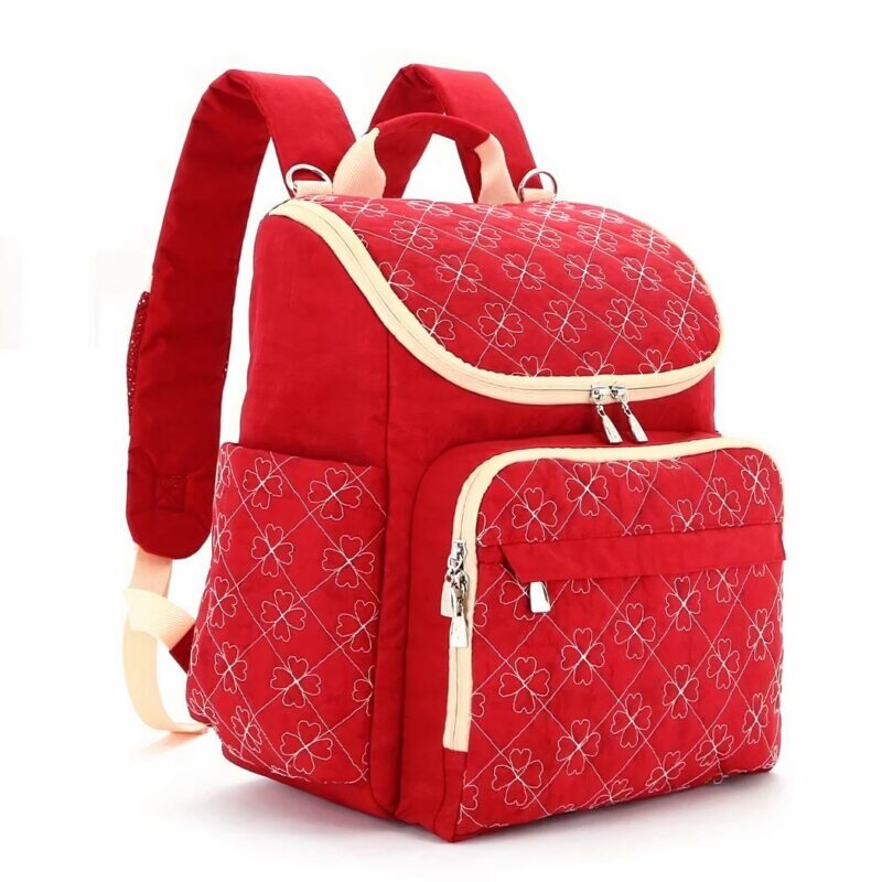 Kinderwagen rugzak - Rood - Luierhandtas