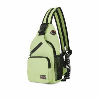 Kleine borsttas voor dames - Groen - Schoudertas Handtas