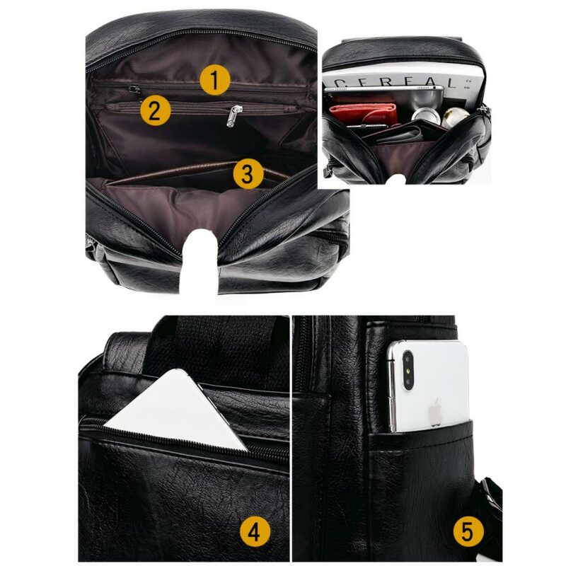 Leren handtas