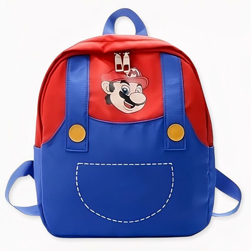 Cartable_Super_Mario_pour_enfants_2 Super Mario schooltas voor kinderen - Rood - Rugzak Rugzak voor kinderen. Geweldig leuk en mooi ontwerp.