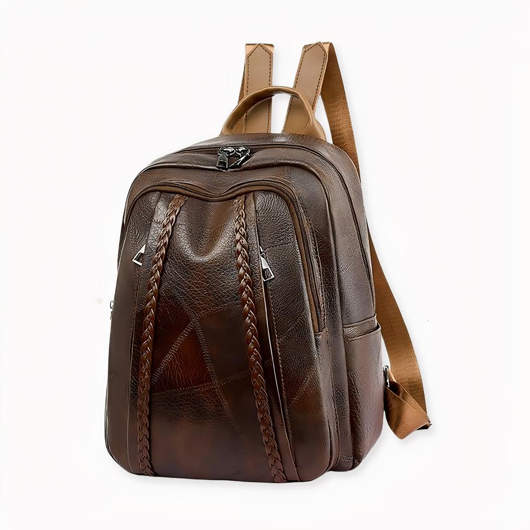 De ideale damesrugzak voor wie van vintage stijl houdt. Laat u charmeren door deze PU-leren robuustheid die u elegantie en charme geeft. Het is een mooie tas die u elke dag bij u kunt dragen, waar u ook naartoe gaat. U kunt chique en stijlvol zijn met dit moderne robuuste ontwerp.
