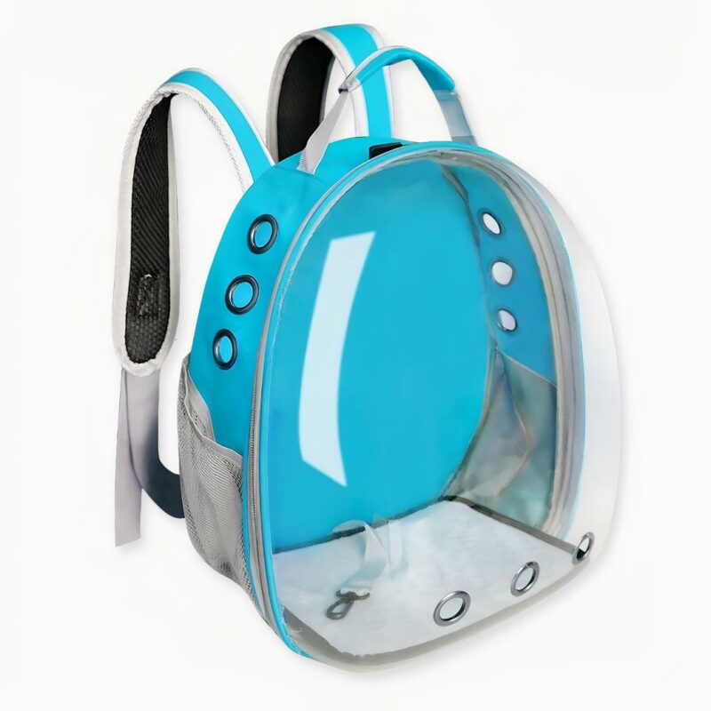 IMG_Sac_ý _dos_capsule_spatiale_transparente_pour_chat_1F Met onze nieuwe transparante ruimtecapsule-rugzak voor katten kunt u het beste uit uw kleine haarbal halen. Bovendien zult u zeker niet onopgemerkt blijven!