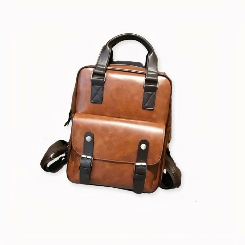 IMG_Sac_ý _dos_cartable_pour_femme_vintage_1F Een vintage damessatchelrugzak is een praktische hoop! Met een groot voorpaneel, twee grote achterpanelen en een klein voorpaneel kunt u uw rug en uw hand schoon houden.