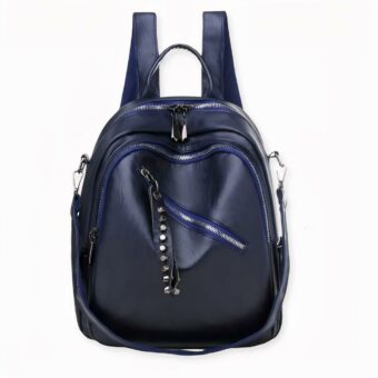 Leren rugzakken zijn helemaal in! Met deze damesrugzak in een effen kleur kunt u uw spullen elke dag stijlvol en elegant dragen. Wanneer u aan het werk bent, naar school gaat of vrienden ontmoet, is deze lichte, compacte rugzak perfect. Kies gewoon de kleur die het beste bij uw huid en uw stijl past.