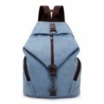 Preppy damesrugzak - Hemelsblauw - Schoolrugzak Rugzak