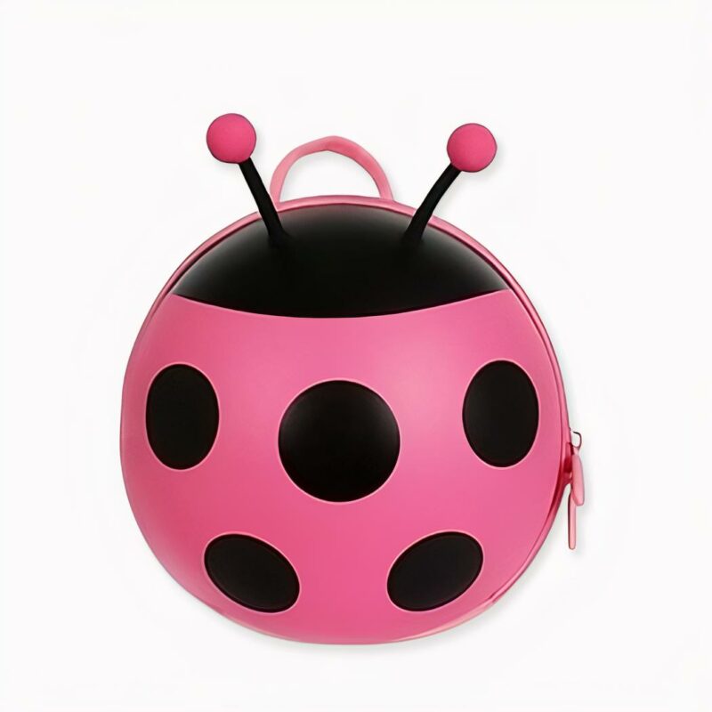 Mini_sac_à_dos_en_forme_de_coccinelle_2 Mini lieveheersbeestje rugzak - Roze. Rugzak Kinderrugzak. Hoge kwaliteit en gemakkelijk te gebruiken.