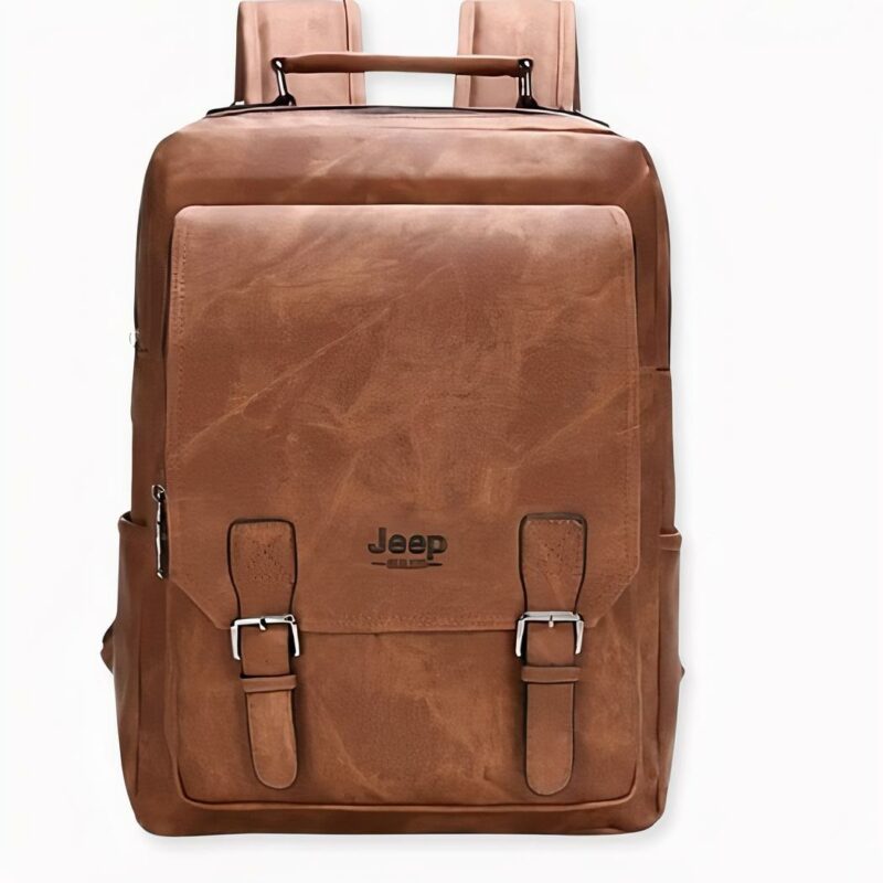 Sac_Ã _dos_design_en_cuir_pour_homme_2 Designer leren rugzak voor mannen, goede kwaliteit en zeer trendy.