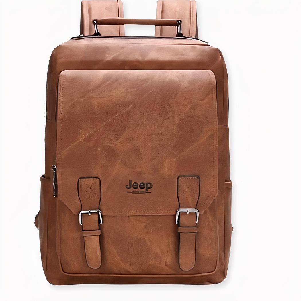 Designer leren rugzak voor mannen, goede kwaliteit en zeer trendy.