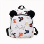 Kinderrugzak met Mickey-print - Wit - Schoolrugzak Meisjesrugzak