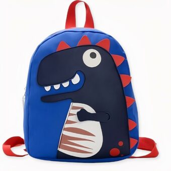 Kinderrugzak met dinosaurusmotief - Blauw. Goede kwaliteit en zeer trendy.