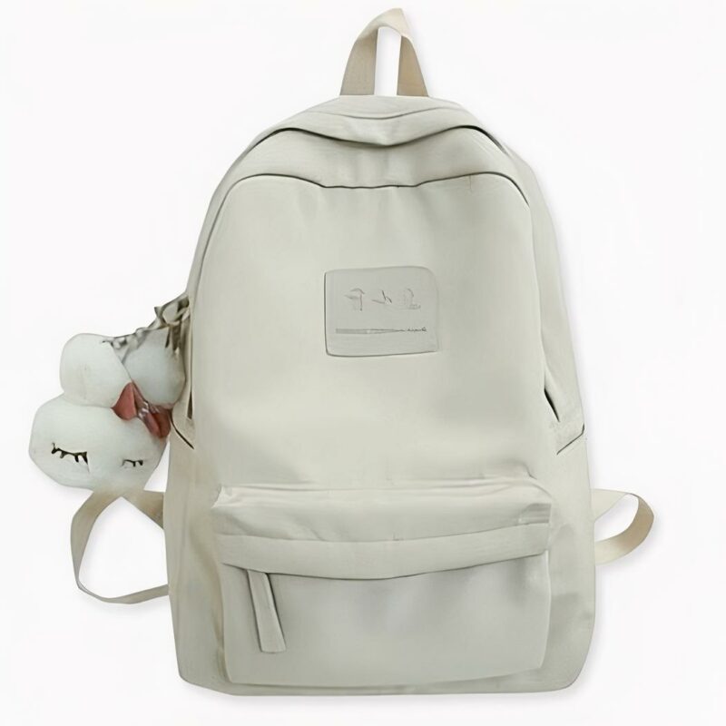 Waterdichte nylon rugzak voor tieners - Wit - Handtas Rugzak