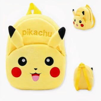 Pokémon pluche rugzak voor kinderen - Geel - Pikachu schoolrugzak
