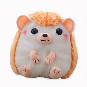 Egel pluche rugzak - Oranje - Egel pluche dier. Goede kwaliteit en goede stijl.