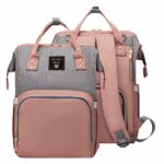 Outdoor reistas voor baby - Roze - Luierhandtas