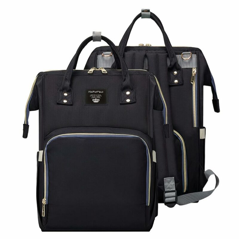Outdoor reistas voor baby - Zwart - Handtas