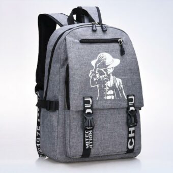 One Piece Aap D. Luffy Rugzak - Grijs - Rugzak Schoolrugzak