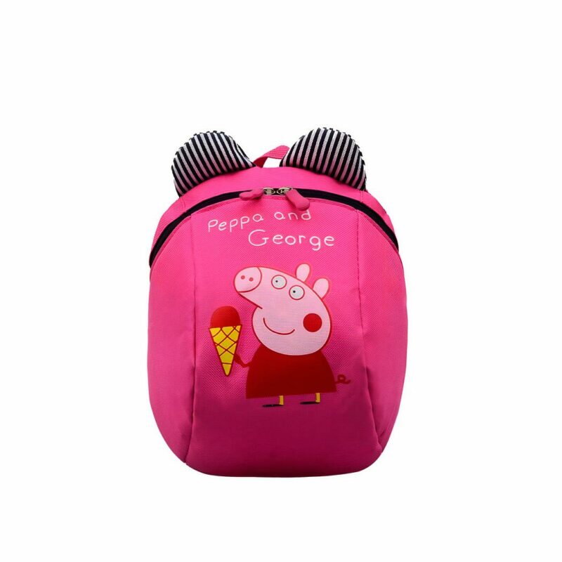 Kinderrugzak Peppa Pig - Roze - Georges Cochon Kidzroom Peppa Pig Be Happy Rugzak