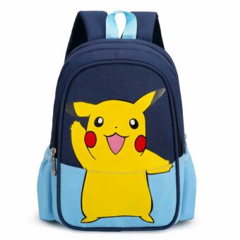 Pikachu bedrukte rugzak voor kinderen - Marineblauw - Pikachu rugzak
