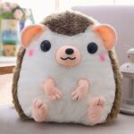 Pluche egel rugzak - Bruin - Pluche egel