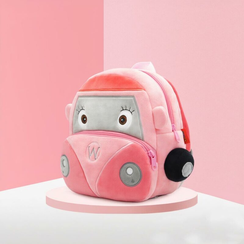 Rugzak pluche brandweerwagen - Roze - Pluche Dier
