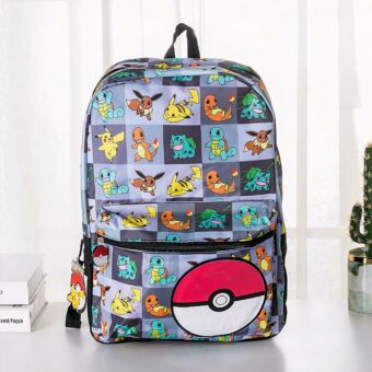 Pokémon Go rugzak voor kinderen - Grijs - Pokémon GO Schoolrugzak