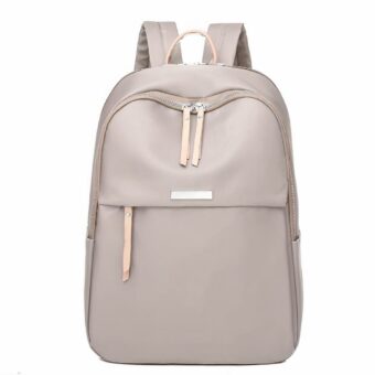Preppy oxford damesrugzak - Grijs - Rugzak Handtas