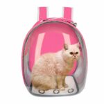 Transparante ruimtecapsule rugzak voor katten - Roze - Cat Dog