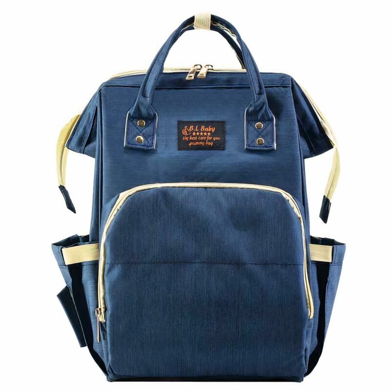 Luiertas met grote inhoud - Blauw - Couche Sac à main