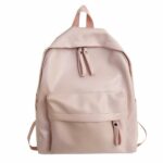 Preppy leren damesrugzak - Roze - Tong Nian rugzak