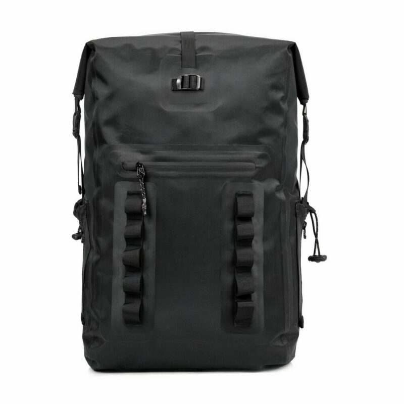 30L waterdichte trekking rugzak - Zwart - Rolling top rugzak