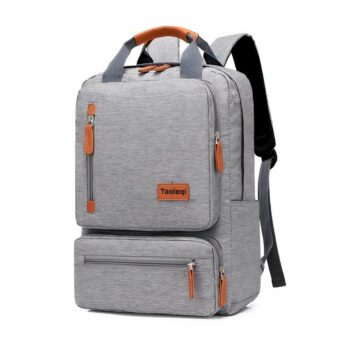 Gestroomlijnde computer rugzak - Grijs - Laptop rugzak Laptoptas