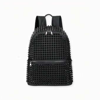 Deze zwarte damesrugzak met doorn is perfect voor vrouwen die op zoek zijn naar een look die zowel praktisch als stijlvol is.