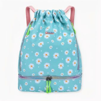 We hebben een sportdeken met margrietmotief. Het is gemakkelijk te gebruiken, waterdicht en kan gebruikt worden voor extra comfort. Met de vele vakken kunt u uw spullen in een oogwenk vinden en snel omkleden. Het is een echte tijdsbesparing die u meer vrije tijd geeft... Hij is verkrijgbaar in 7 kleuren, dus u kunt uw favoriete kleur kiezen.